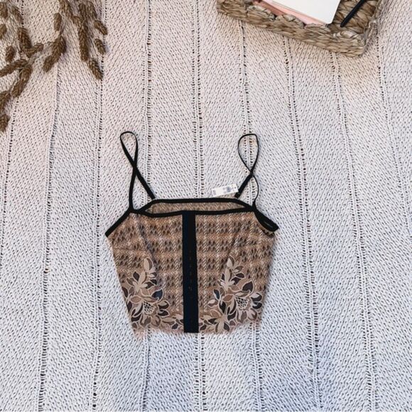 Aerie lace corset tank top size large NWT - Picture 1 of 7